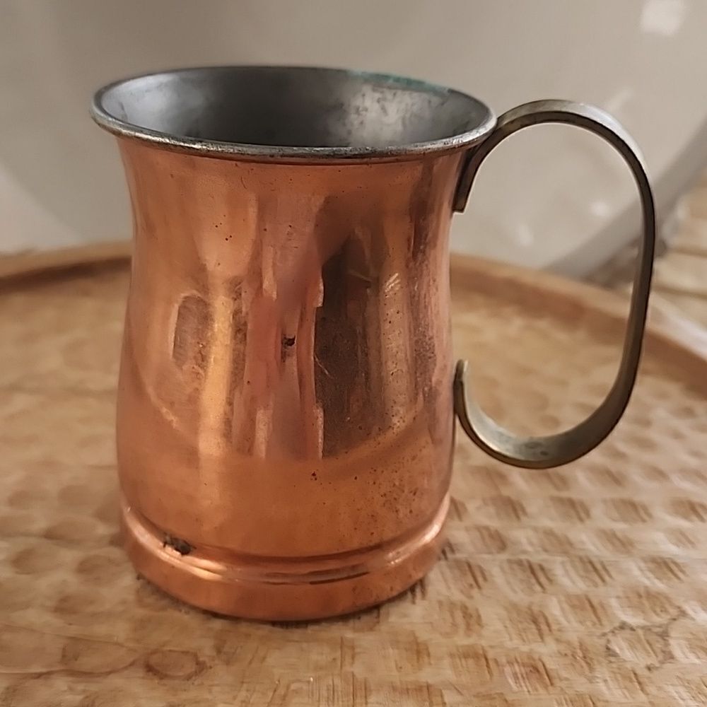 Vintage made in Japan Copper Tankard Mule 16 0z Vessel with Handle